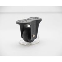 内村キャスター販売 スタンダードクラス 固定型 ナイロン車輪 602G-N(B) 1個（直送品）