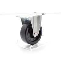 内村キャスター販売 ミドルクラス 固定型 中量用 特殊合成樹脂車輪 606FH-P 1個（直送品）