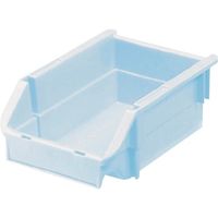 三菱ケミカル ヒシ T型コンテナ(ネスティングタイプ) パステルブルー W132×D200×H90 PAT-2-PB 1個 368-9408（直送品）
