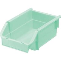 三菱ケミカル ヒシ T型コンテナ(ネスティングタイプ) パステルグリーン W132×D200×H90 PAT-2-PG 1個（直送品）
