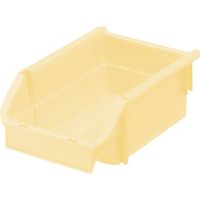 三菱ケミカル ヒシ T型コンテナ(ネスティングタイプ) パステルイエロー W132×D200×H90 PAT-2-PY 1個（直送品）