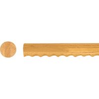 シロクマ SHIROKUMA ディンプル丸棒 2000mm Lオーク BR-35D-20-LO 1本 197-8172（直送品）