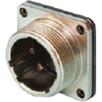 三和テクノロジーズ SANWA 丸型コネクタ SNSー16シリーズ ダミーレセプタクル 角フランジ SNS-16-DS 1セット(10個)（直送品）