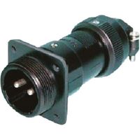 SANWA 防水コネクタ SNWー16 5極 ASCM6 フロントマウント用 SNW-1605-ASCM6 1セット(10個)（直送品）