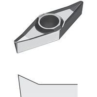 ダイジェット工業 ダイジェット スローアウェイチップ VCGT160402FN-ALUAT20 1セット(10個) 175-7427（直送品）