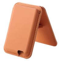 カードケース スマホスタンド MagSafe iPhone カード ウォレット オレンジ AMS-MAGWSDR エレコム 1個（直送品）