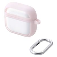 AirPods 4 ケース 用 耐衝撃 カバー 衝撃吸収 落下防止 ピンク AVA-AP06TSLFCPN エレコム 1個（直送品）