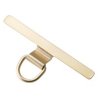 スマホ ストラップホルダー シート ステンレス製 ケーブル穴用 1口タイプ ゴールド PWSTHD1SSGD エレコム 1個（直送品）