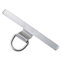 スマホ ストラップホルダー シート ステンレス製 ケーブル穴用 1口タイプ シルバー PWSTHD1SSSV エレコム 1個（直送品）