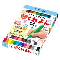 くもん出版 くもんのすくすく さんかくくれよん 14色 SE-62 1個