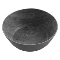 1956レストラン・サプライ ボウル 19cm 木目調 ブラック Planta プランタ プラスチック 432544 1個（直送品）