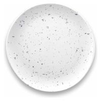 1956レストラン・サプライ プレート 22cm オリオン テラゾ バンブーファイバー メラミン ホワイト 454835 1個（直送品）