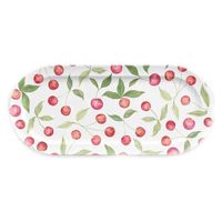 1956レストラン・サプライ プレート 45cm ベリーズ&チェリーズ プラスチック メラミン 433086 1個（直送品）