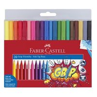 ファーバーカステル グリップカラーマーカー 20色パック 155320 1個（直送品）