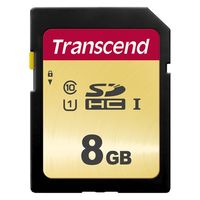 Transcend（トランセンド）SDHCカード 8GB UHS-U1【MLC】 TS8GSDC500S 1個