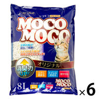 クリーンミュウ モコモコ オリジナル プレミアム 紙製 国産 8L 6袋 猫砂 シーズイシハラ