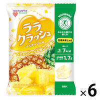 蒟蒻畑 ララクラッシュ パイナップル味 24g×8個入  6袋 マンナンライフ ゼリー 蒟蒻ゼリー 個包装