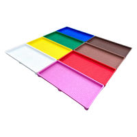 中定樹脂 育苗箱 中苗用 うす茶 nakanae-usutya 1セット(10枚)（直送品）