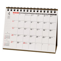 日本能率協会マネジメントセンター 【2025年4月版】 NOLTYカレンダー卓上 A6横 日曜始まり U229 1冊（直送品）