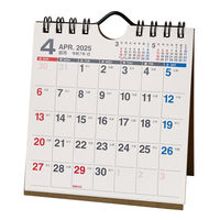 日本能率協会マネジメントセンター 【2025年4月版】 NOLTYカレンダー卓上 B7変型 日曜始まり U239 1冊（直送品）