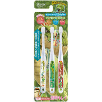 スケーター クリア歯ブラシ3P ギガントサウルス TBCR4T 4973307659676 1セット(3本×3)（直送品）