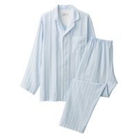 メンズ】無印良品 紳士 脇に縫い目のない 二重ガーゼ長袖 メンズ】無印良品 紳士 脇に縫い目のない 二重ガーゼ長袖