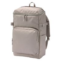 無印良品 肩の負担を軽くする 撥水上から開くリュックサック ダークベージュ 良品計画