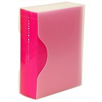 ナカバヤシ ポケットアルバム L判2段 240枚 キャンディカラー ピンク アカ-CPL-240-P 1冊