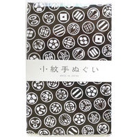 日本紐釦貿易 NBK 小紋手ぬぐい 家紋 33×90cm 手芸