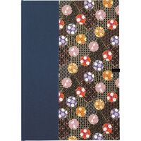 呉竹 半紙ばさみ友禅紙 紺 LA27-2 1セット(1個×5)（直送品）