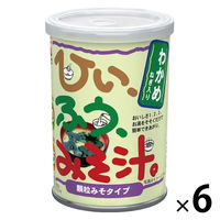 ひいふうみそ汁 わかめ 1セット（1缶×6） かねさ