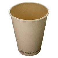 武蔵野産業 紙コップ バンブー紙カップ 厚紙 10oz 4580311244219 1セット(1袋(50個入)×10)（直送品）