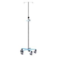 松吉医科器械 マツヨシ ガートル台ファンシースターMY-140B-A 点滴スタンド MY-140B-A(ライトブルー) 1台（直送品）