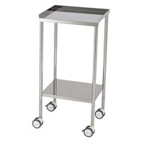 【軒先渡し】松吉医科器械 マツヨシサイレントカート(ハイタイプ) 三方枠付 回診車 SWG-AH02(450X370X925 1台（直送品）