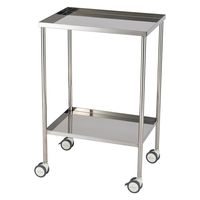 【軒先渡し】松吉医科器械 マツヨシサイレントカート(ハイタイプ) 四方枠付 回診車 SWG-AH04(600X450X925 1台（直送品）