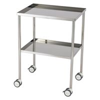 【軒先渡し】松吉医科器械 マツヨシサイレントカート(FL400) 四方枠付 回診車 SWG-FL04(600X450X825 1台（直送品）