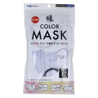ROKI 纏カラー不織布マスク ふつうサイズ ソルベブルー×ネイビー 7枚入 4571569484045 1袋(7枚入)（直送品）