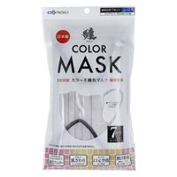 ROKI 纏カラー不織布マスク ふつうサイズ シルバーグレイ×ネイビー 7枚入 4571569484281 1袋(7枚入)（直送品）