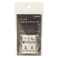 トーキン エジプト柄 スライドクリップ 白 4個入 EGYSC-L4W 1セット(1パック(4個入)×10)（直送品）