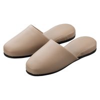 松吉医科器械 マツヨシ スリッパ(抗菌・レザー調) ベージュ HP-20-L(29.0CM) 1セット(12足入)（直送品）