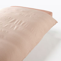 無印良品 綿混 フィットする まくらカバー 50×70cm用 ブラウン