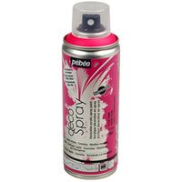 ペベオ・ジャポン Pebeo デコスプレー 200mlフルレセント 蛍光ピンク 093852 1本 538-2794（直送品）