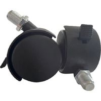 Writebest ライトベストホワイトボード交換用 自在キャスター2個セット ストッパー付き 19-001 1セット(2個)（直送品）