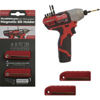 ステルスマウント ビットホルダーミルウォーキーM12用(2個入り)レッド BH-MW12-RED-2 1個(2個)（直送品）