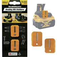 ステルスマウント Stubbyビットホルダーデウォルト用(2個入り)イエロー BH-DW-S-YLW-2 1箱(2個)（直送品）