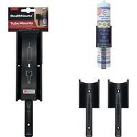 StealthMounts社 ステルスマウント チューブマウントV2(2個入り)ブラック OM-TBE-V2-BLK-2 1個(2個)（直送品）