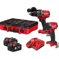 milwaukee M18 FUEL パワーパック(振動ドリル、インパクトドライバー) FPP2A3-502P JP 1セット（直送品）