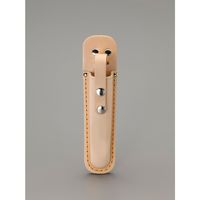 エスコ 48x190mm ライトケース(牛革・ナチュラル) EA925MJ-3B 1セット(3個)（直送品）