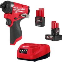 milwaukee M12 FUELインパクトドライバー6.0AH&3.0AHキット FID2-632X JP 1台（直送品）