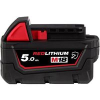 ミルウォーキーエレクトリックツール milwaukee M18 5.0AH 耐環境バッテリー B5-CR JP 1台 522-6865（直送品）